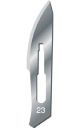 Scalpel blade, exchangeable, sterile figure 23 - long angled blade