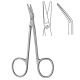 Graefe Iris Scissors - angled on flat 10cm