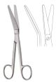 Fergusson operating scissors 16.5cm angled on flat, blunt/blunt