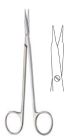 Reynolds (Jameson) dissecting scissors Straight 16cm