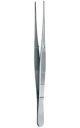 BOB Semken Dressing forceps curved, serrated 12.5cm