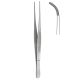 Semken Dressing forceps curved 15.0cm serrated