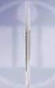 Micro forceps 1x2 teeth round handle