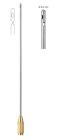 Liposuction cannula, 1 central hole, 2 lateral holes, 30cm - 5mm