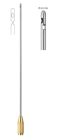 Liposuction cannula, 1 central hole, 2 lateral holes, 30cm - 6mm