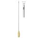 Liposuction cannula, 1 central hole, fork shape, 5mm