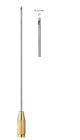Liposuction cannula, 1 central hole, point with hole