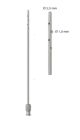 Entner Liposuction cannula, Straight, 15cm, 2mm, 8 holes 1mm, leur lock connector