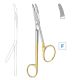 Gillies needleholder TC Gold 16cm serrated