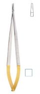 Jacobson micro needleholder - Tungsten Carbide smooth - straight, 18.5cm