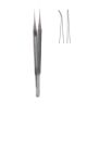 Micro suture forceps curved 0.3mm 18cm