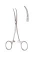 Kocher hemostatic forceps, 1x2 teeth, 14cm - Curved