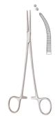 Heiss hemostatic artery forceps, 21cm, 1x2 Teeth - Curved