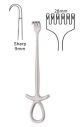 Murphy retractor, ring handle - 6 rongeurs sharp 28mm 19.5cm