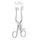 Weitlaner Retractor 3x4 teeth sharp 13.0cm