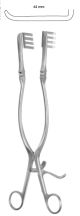 Beckmann Adson retractor 44mm blunt 31cm