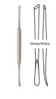 Mead raspatory double ended sharp/sharp 16.5cm