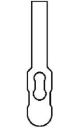 Osteotome blade interchange 10mm 8.5cm