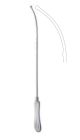 Martin uterine sound - curved: Rigid, graduated in cm, 30cm