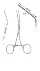 Neonatal cardiovascular clamp - Curved 50deg, 12.5cm