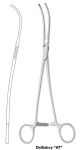 DeBakey AT aortic aneurysm vascular clamp - strong curve, 25cm
