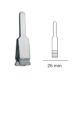 Acland single clamp, Straight (style 5) - Vein - 25mm - dia. 1.5 - 3.5mm