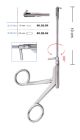 Ostrum antrum punch 10cm shaft dia. 2.5mm - Backwards cutting 360deg finger movement