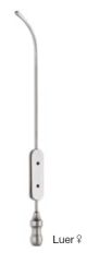 Eicken wash cannula - dia. 3mm, 45 deg, luer cone