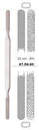 Fomon bone and nasal rasp - double ended, 22cm