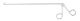 Arnold Laryngeal vocal cord holding forceps
