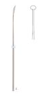 Micro endolaryngeal round edge knife, 24cm