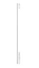 Kirschner wire - dia. 1mm - 12cm with trocar point/flat shaft end