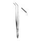 Cushing forceps serrated angled 17.5cm
