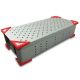 Tray corner protectors, guards reusable - red/orange