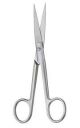 Operating scissors - sharp/sharp - Black line Straight 14.5cm