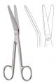 Fergusson operating scissors 16.5cm angled on flat, blunt/blunt