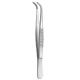 Dressing forceps 13cm curved medium