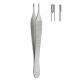 06.25.12 - Adson Brown delicate forceps (tissue and dressing) Straight 12cm 7x7 teeth
