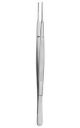 Gerald delicate dressing forceps - Curved 1x2 Teeth