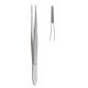 Dissecting forceps delicate 11.5cm serrated
