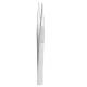 Micro 2000 forceps with flat serrated handles, soft spring tension