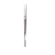 Micro suture forceps round handle 15cm straight