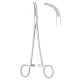 17.21.56 - Schnidt (Boettcher) artery and tonsil dissecting forceps 19cm, closed finger rings - strong curve. General Surgery Instruments, Forceps, Hemostatic, Dissecting Forceps, Bulldog Clamps