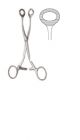 Collin tongue & tissue grasping forceps 16cm - round jaws