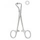 Backhaus towel clamp with ball and socket 11cm