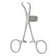Backhaus towel clamp with tubing holder 10cm
