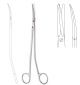 Gorney Freeman facelift dissecting scissors - flat tips, S-curved 23cm - Tungsten Carbide 