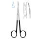 Joseph Daniel scissors curved 15cm sharp - Black-line