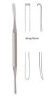 Molt periosteal elevator/raspatory double ended, 18cm - Sharp/Blunt