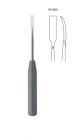 Raspatory sharp 18.5cm w/ Novotex handle - curved chisel edge 6mm